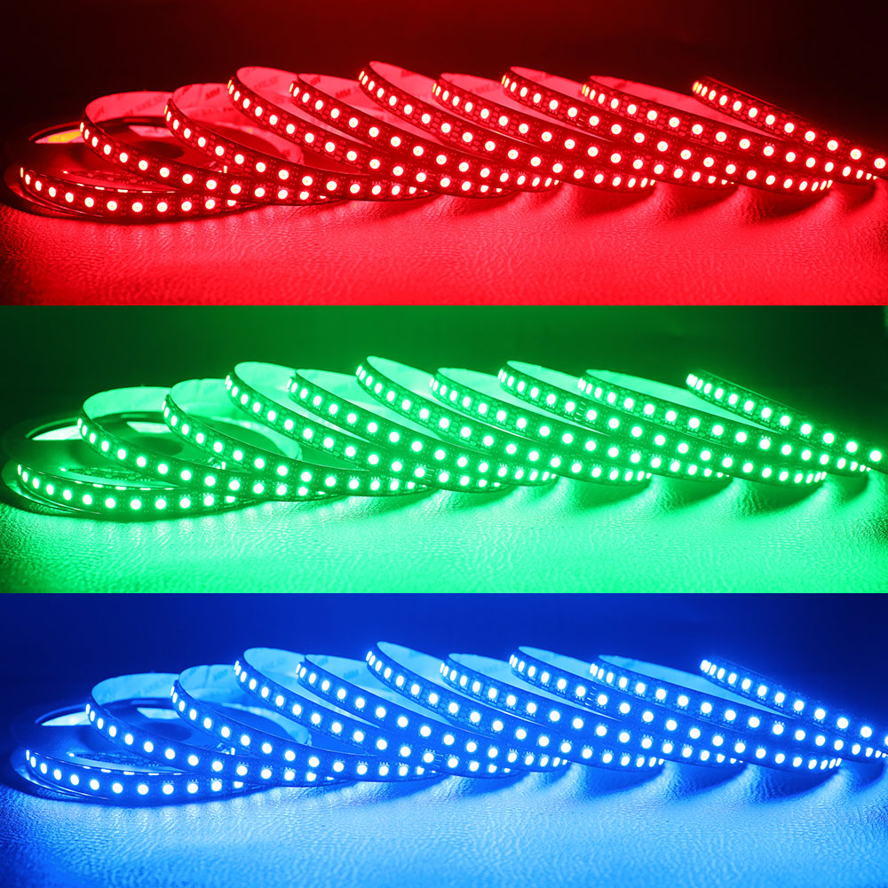 DC12V GS8208 96LEDs/m High-Density Individual Addressable RGBIC Black PCB LED Strip Light, Engineering Type DC12V GS8208 96LEDs/m High-Density Individual Addressable RGBIC Black PCB LED Strip Light, Engineering Type